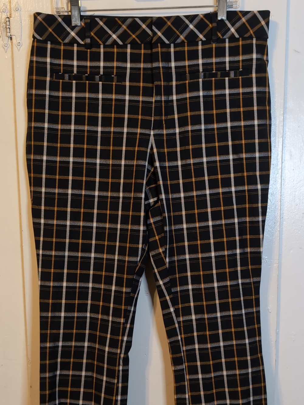 Anthropologie Plaid Dress Pants womens 14x26